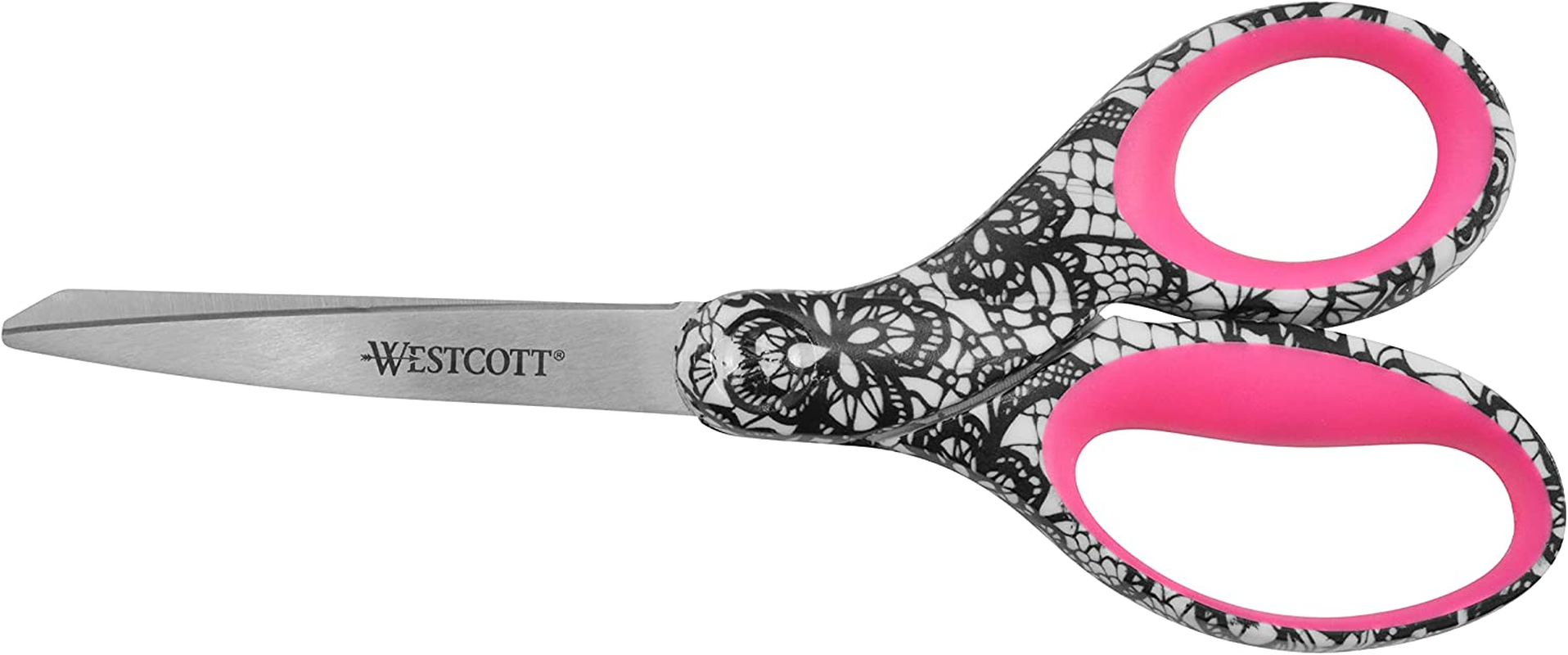 Westcott Trendsetter Straight Lace Pattern Scissor, 8" (16660)