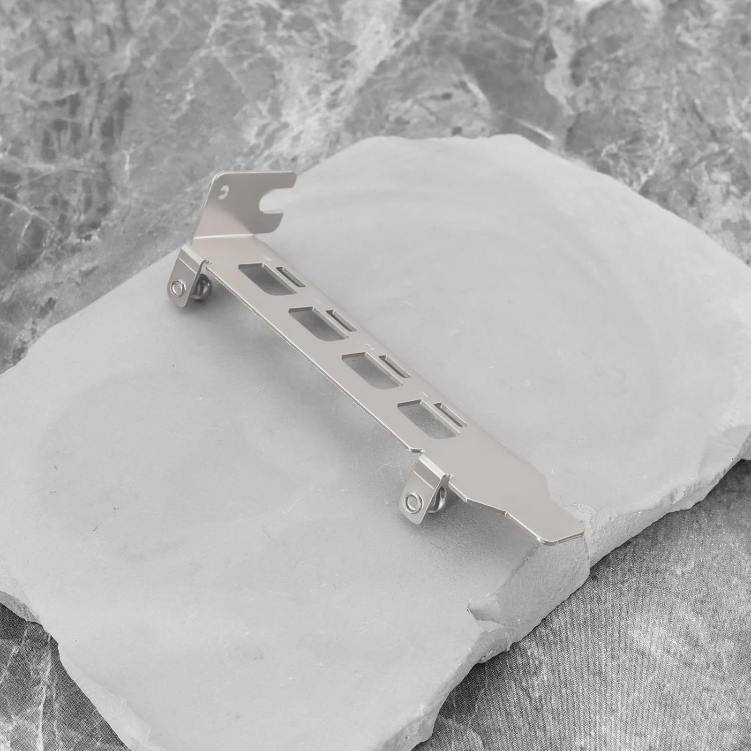 SING F LTD 2PCS Low Profile Graphics Card Bracket Compatible with NVIDIA Quadro K1200 NVS510 P600 P620 P1000 T600 T1000 79.6X18.8Mm with Screws Silver image number 4