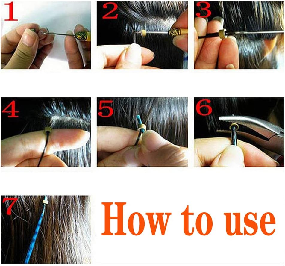 YUDAOHAIR Synthetic Feather Hair Extensions for Women 16 Inch Hairpieces With100Pcs Silicone Micro Link Beads and 2 Crochet Hooks Hair Feathers with Tools Kit (16'', 12 Feather Mix Colors) image number 2