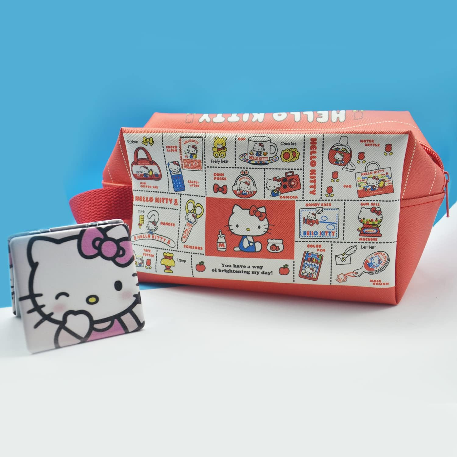 Rondlaho Cosmetic Bag with Mirror, KT image number 1