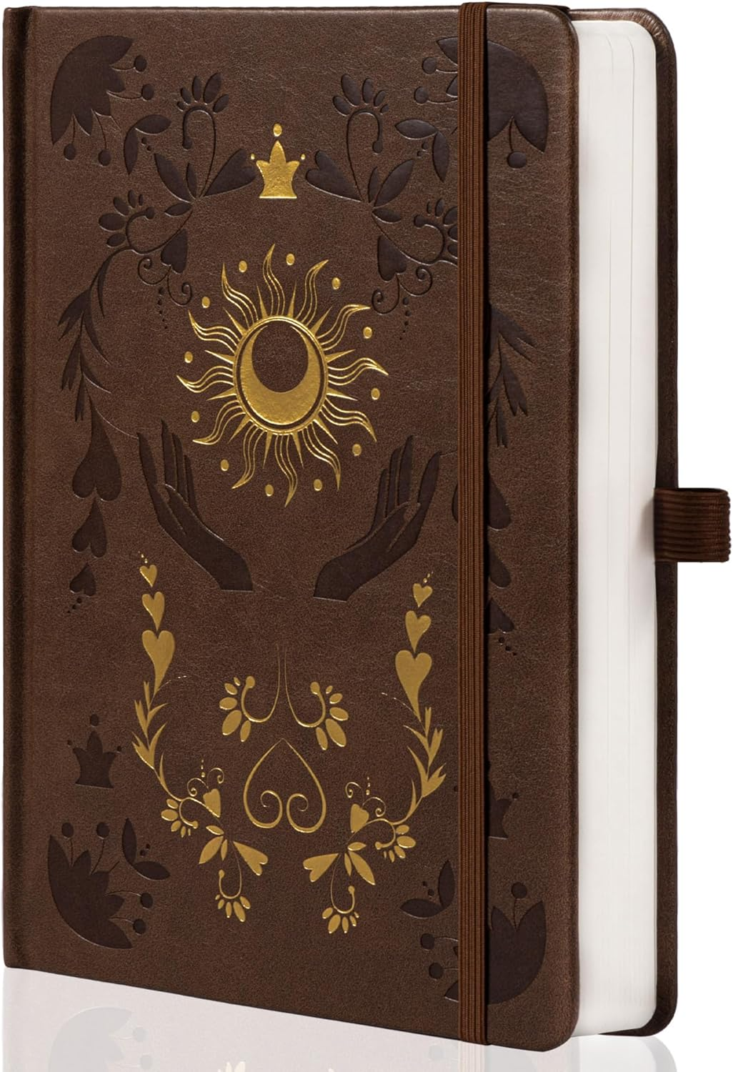 MGGAO Lined Journal Notebook for Women Men, Journals for Writing, A5 Aesthetic College Ruled Notebook for Work, Travel, School,318 Numbered Pages, 14.7 X 21.4 Cm