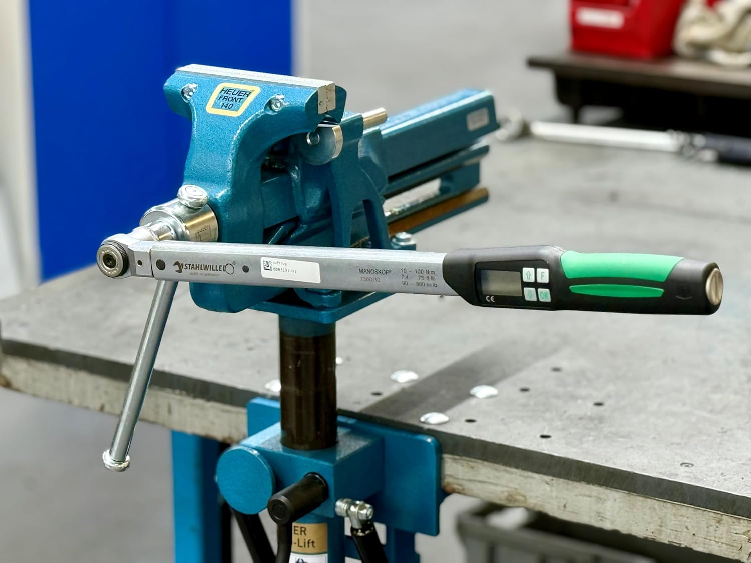 HEUER Hex Attachment - for 160/180 Vice Includes Spindle Wrench (Dimensions 5.5 X 6.5 X 0.4 Cm, Weight 0.4 Kg, Galvanised Steel) 193160 image number 3