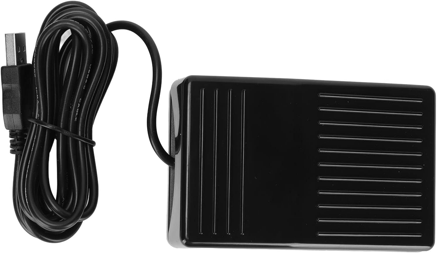 USB Single Foot Pedal, One Key Customized Computer Keyboard Action Pedal, Multimedia Key Photoelectric Optical Switch Transcription for PC Video Game,Push to Talk image number 4