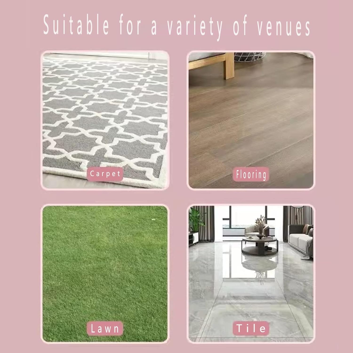 Double Sided Exercise Slider - 2 Pack, Pink, Pilates Core Workout, Carpet & Hardwood Floor Gliding Discs image number 3