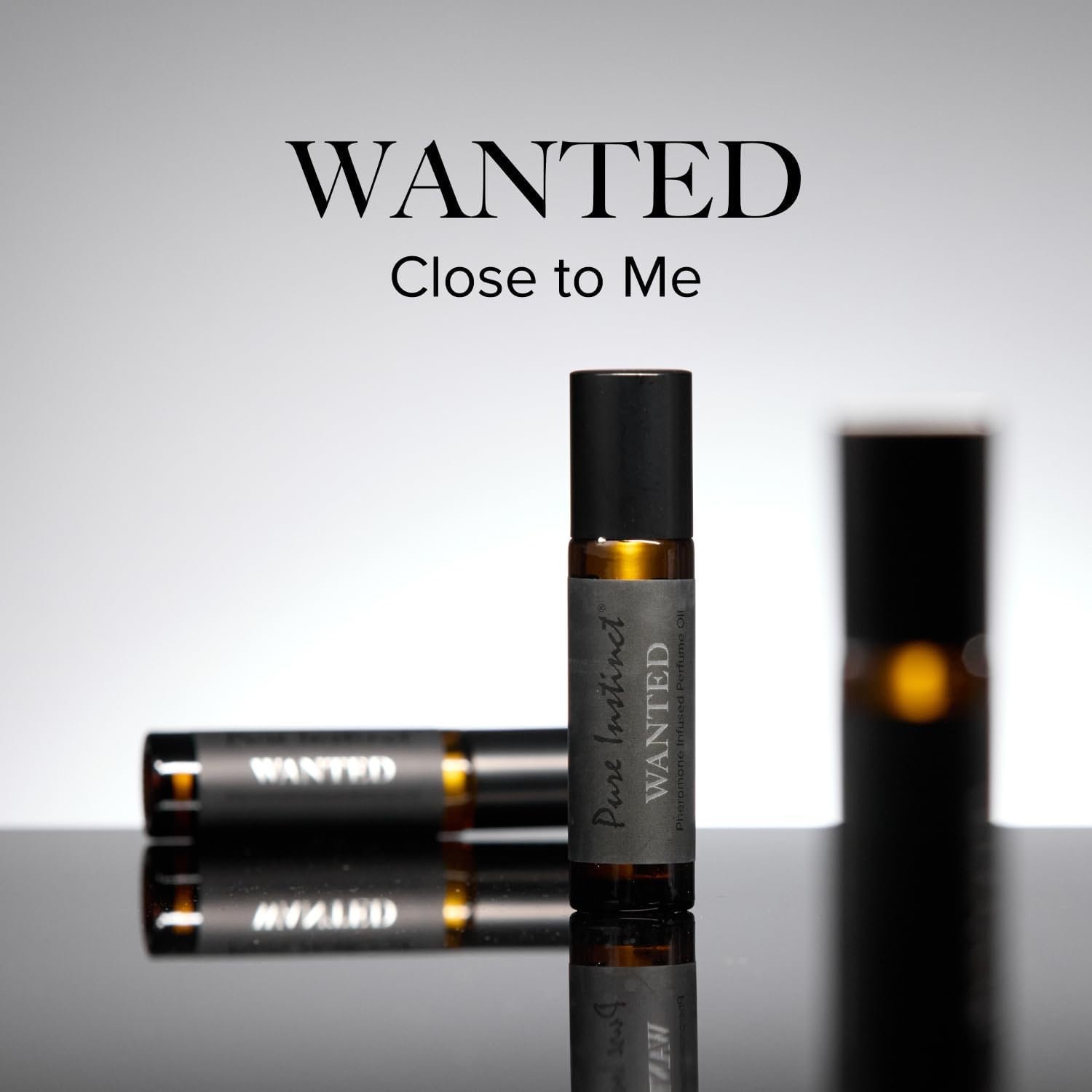 Pure Instinct WANTED the Original Pheromone Infused Essential Oil Roll-On Perfume Cologne - Men'S Collection - 0.34 Fl Oz/10.2Ml TSA Ready