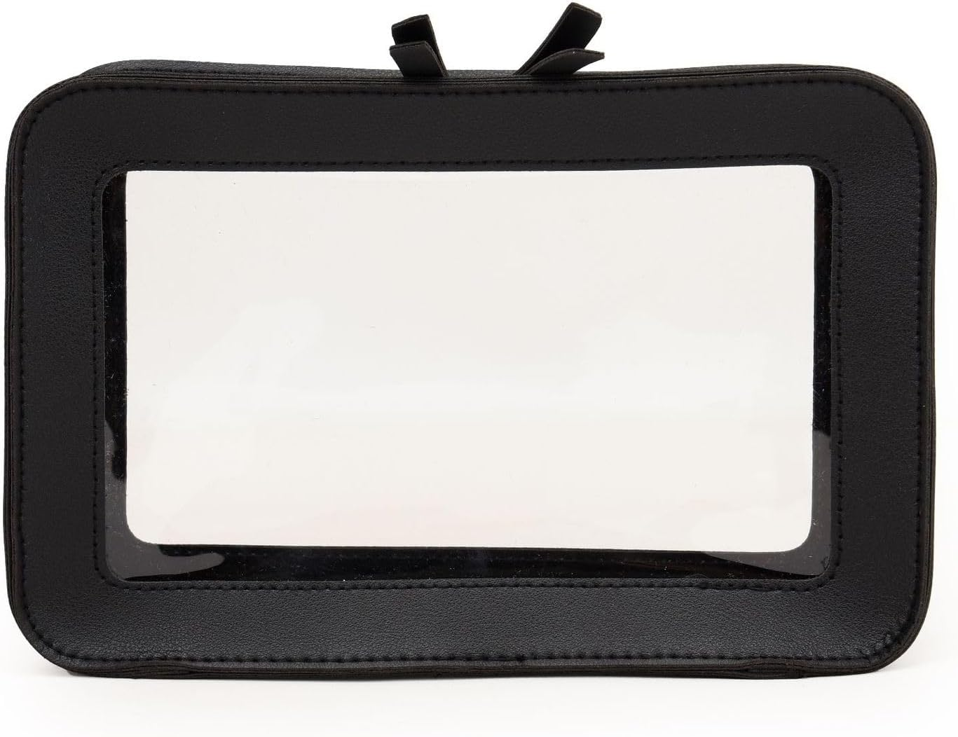 Clear Toiletry Bag, Clear Makeup Bag, Travel Toiletry Bag for Women and Men, Waterproof Small Cosmetic Bag with Zipper, TSA Approved, Compatible with Travel Essentials(White), Ermaoo