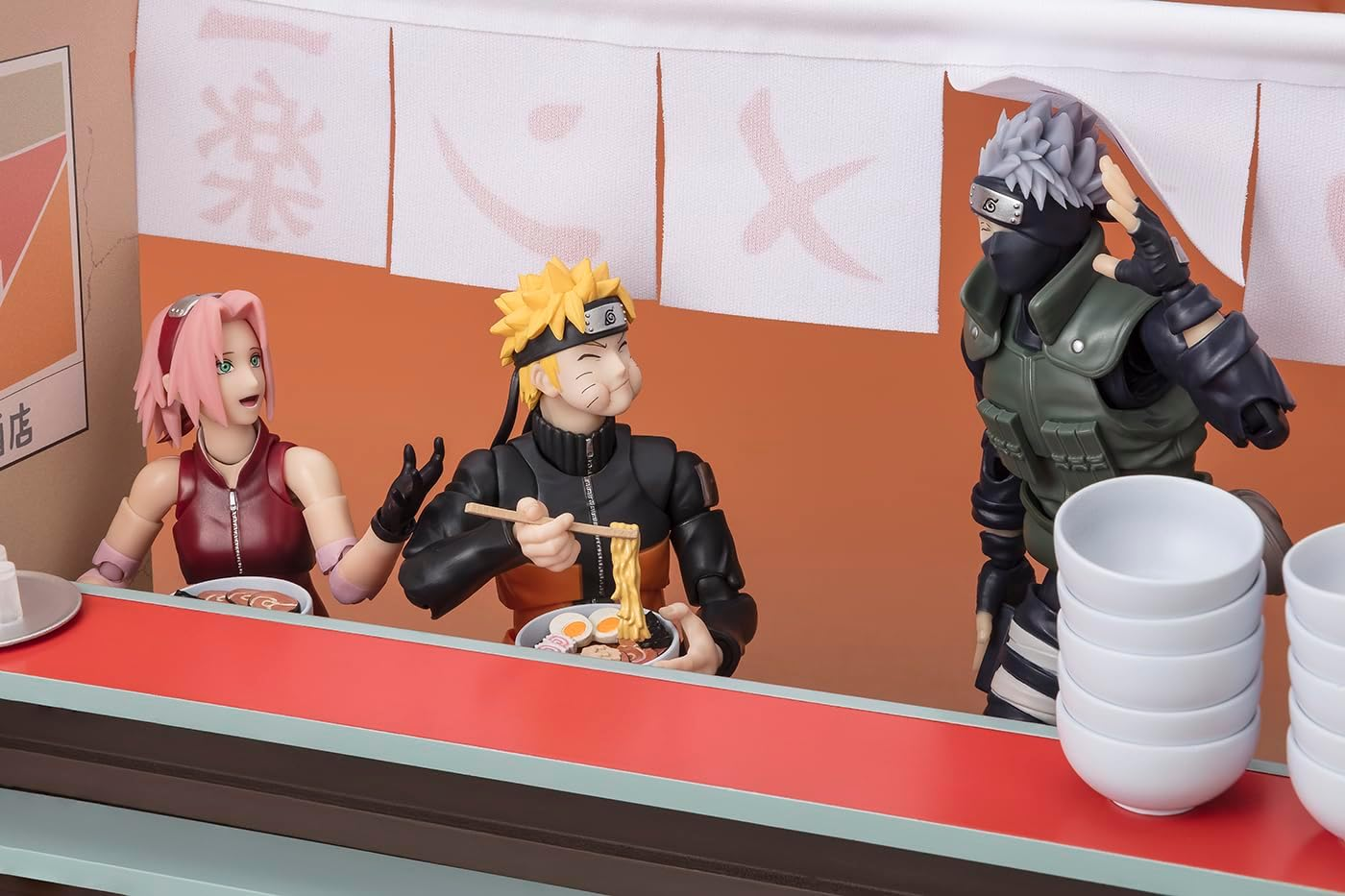 Tamashii Nations S.H.Figuarts Naruto - Ichiraku Ramen Set image number 4