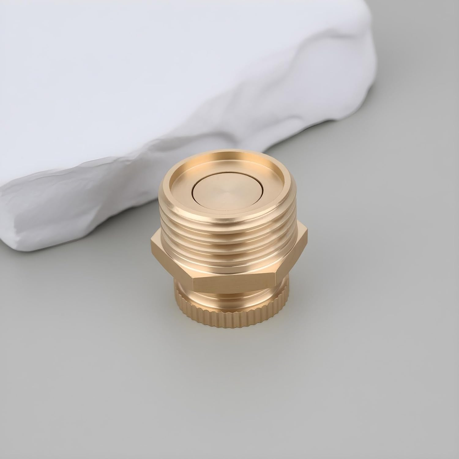 Create Idea 2Pcs PT1/2" Male Thread Air Compressor Drain Valve 20Mm Thread Brass image number 2