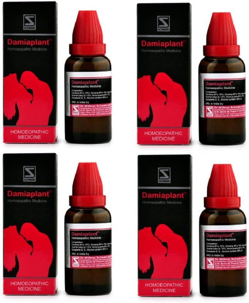 Willmar Schwabe India Damiaplant Drops 30Ml Each (Pack of 4)