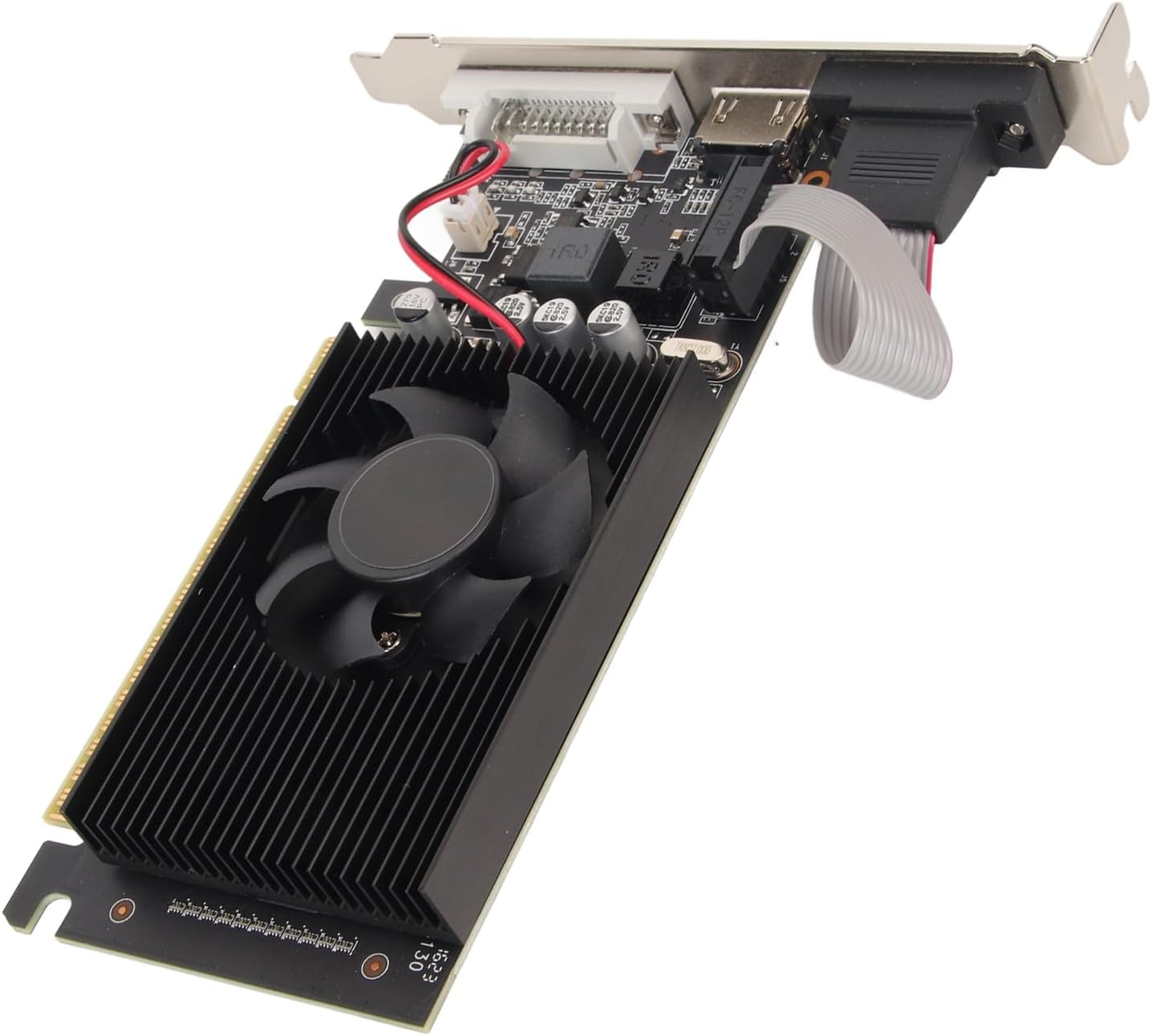 GT610 Graphics Card, 2GB DDR3 64Bit Computer Graphics Card, DVI, VGA, HDMI PCI Express 1.1 X 16 GF119, 40Nm Independent Graphics Card for Computer Desktop, Easy to Install image number 4