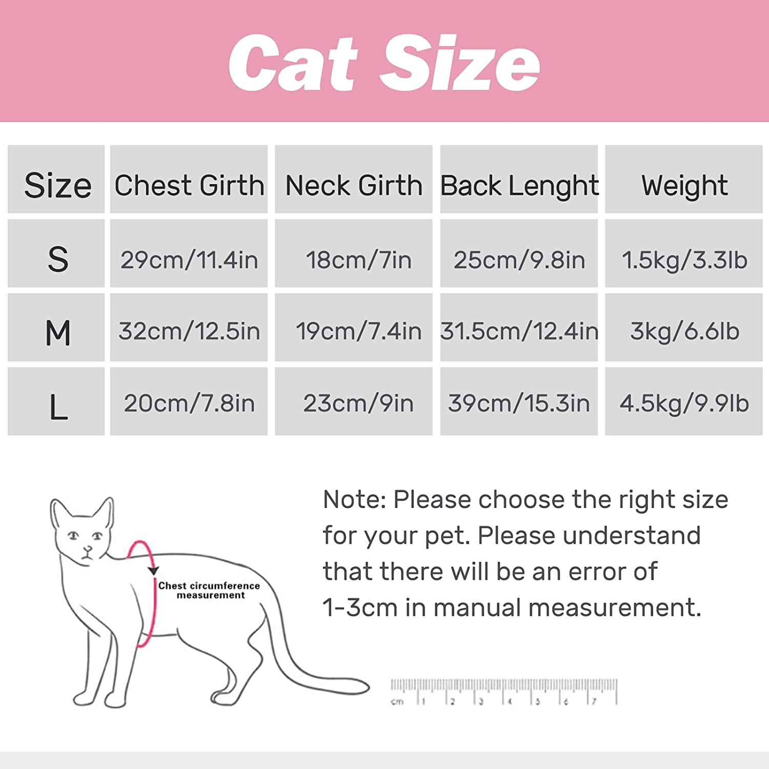 Valuehall Cat Surgical Recovery Suit - E-Collar Alternative, Prevents Secondary Infection, Anti-Licking, V11C09 (L, Blue) image number 5