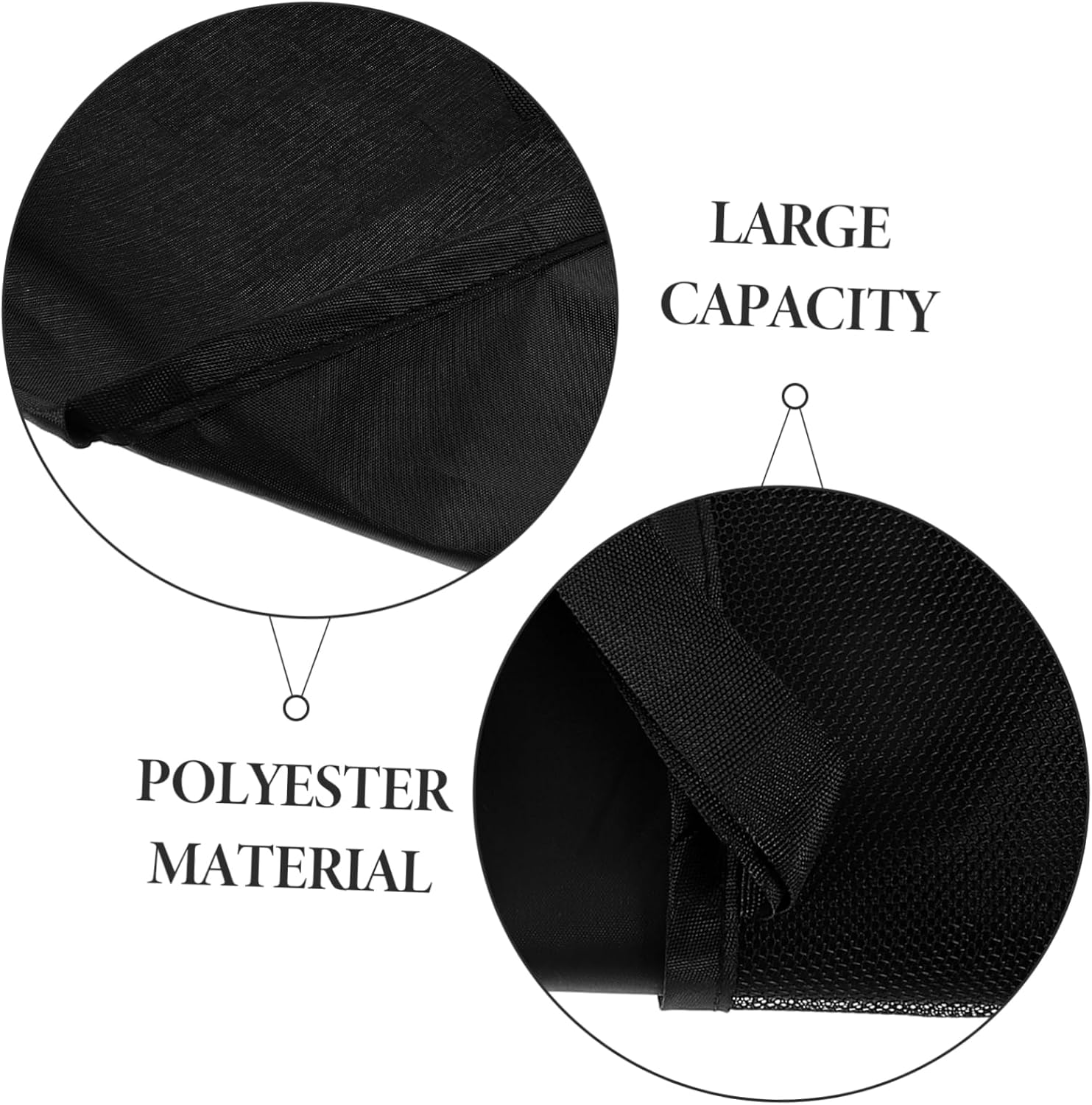 VICASKY Universal Lightweight Pram Storage Basket under Stroller Organizer Bag for Shopping Foldable Design for Easy Storage No Board image number 5