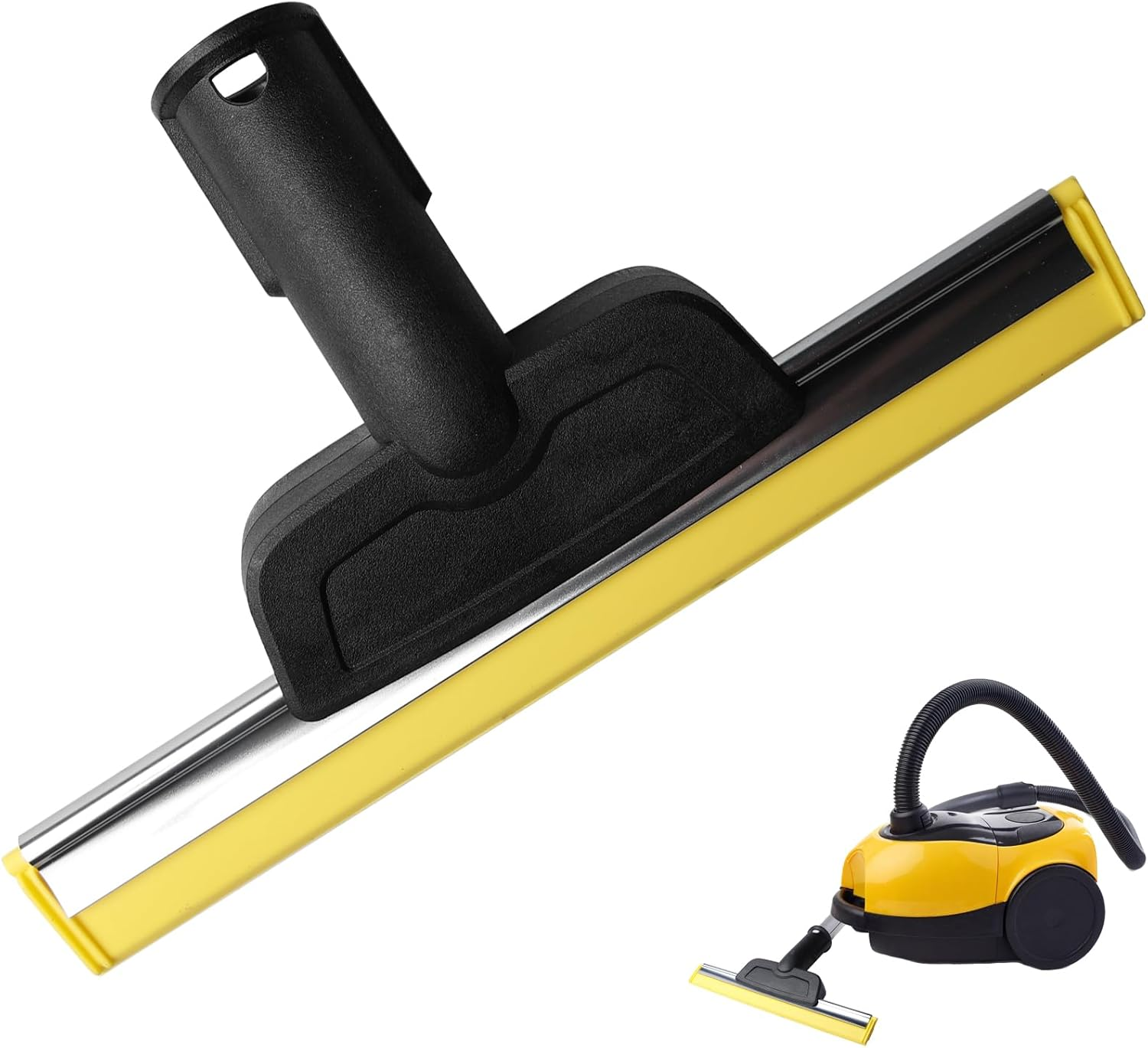 Window Nozzle for K&auml;rcher Steam Cleaner, Steam Cleaner Accessories for K&auml;rcher SC1 SC2 SC3 SC4 SC5 SC7, Window Squeegee, Streak-Free Cleaning of Mirrors, Glass, Tiles, Windows (Yellow) image number 2