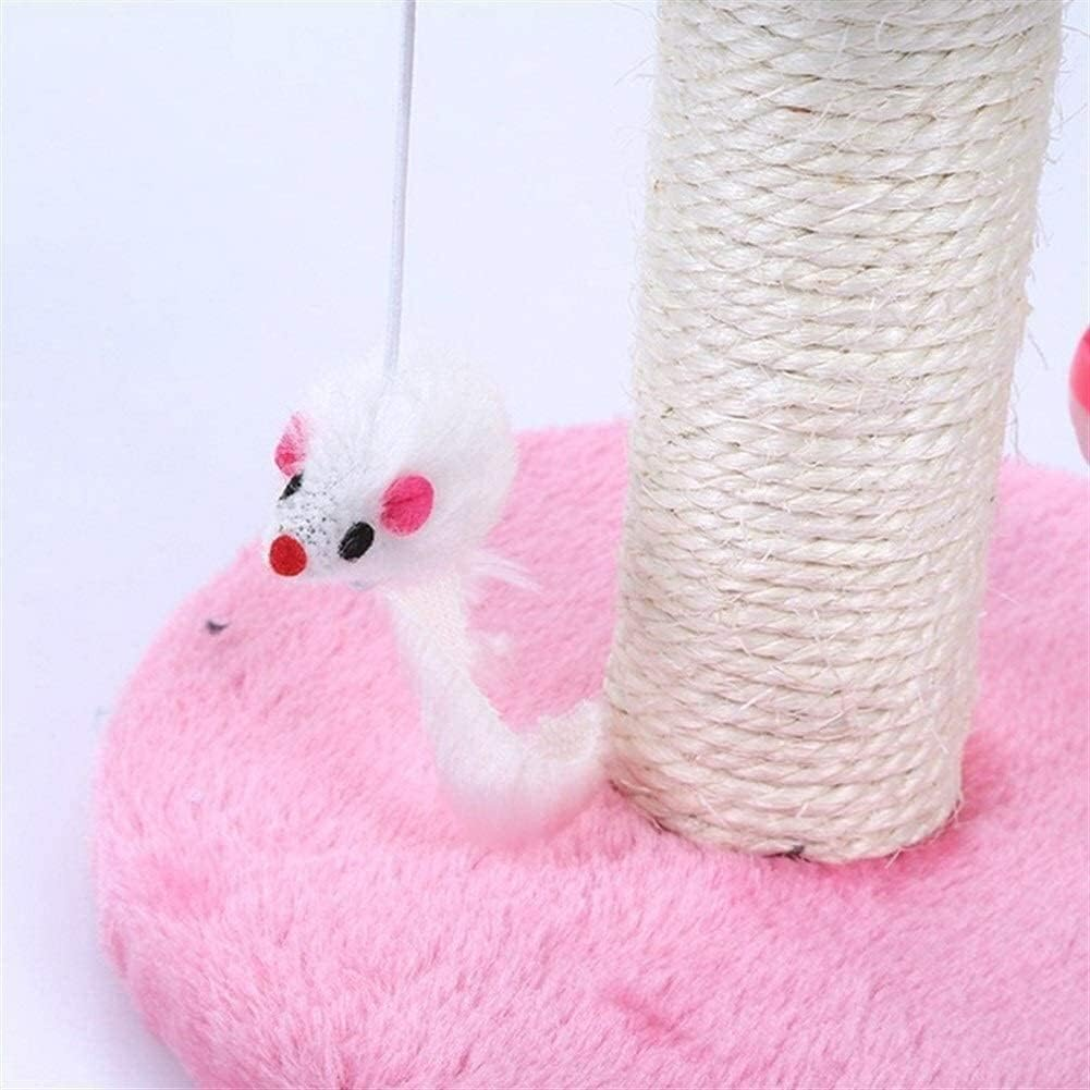 Cute Plush Cat Cat Hammock Climb Shelf Pet Play Toy Scratching Double Hanging Ball Post Climbing Frame Cat Furniture Cat Bed - A2 image number 5