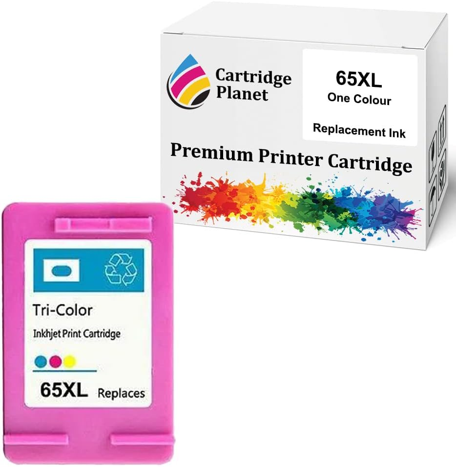 Cartridge Planet 1 Colour Compatible Ink for HP 65XL N9K03AA for HP AMP 120 125 130 HP Deskjet 2620 2621 2623 2624 2655 3720 3721 3723 3724 HP Envy 5075 5020 5030 5032 5034 5052 5055 5058 5075
