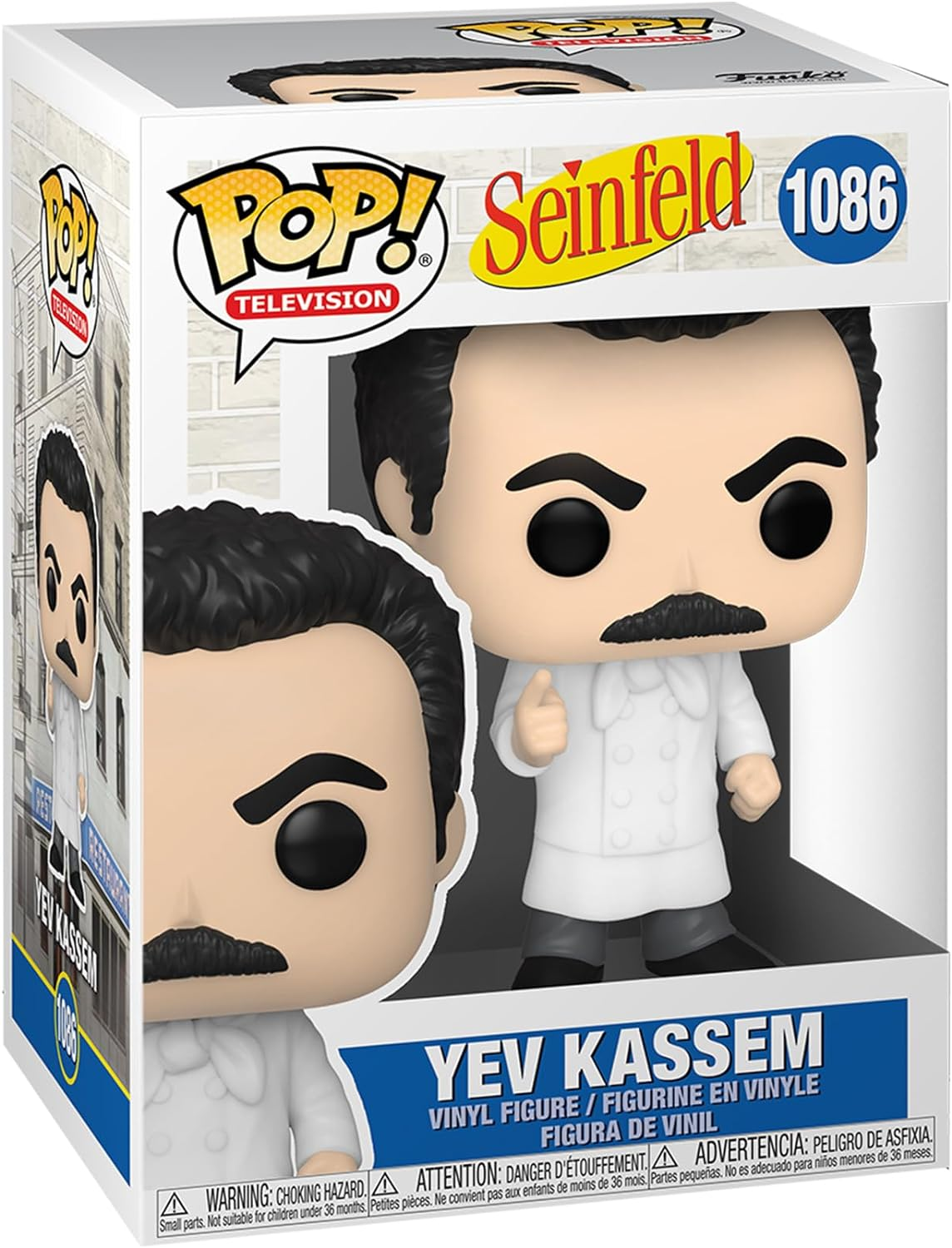 Funko Pop! 10Cm Figurine Seinfeld Yev Kassem #1086 Vinyl Collectable Toy 3Y+ image number 6