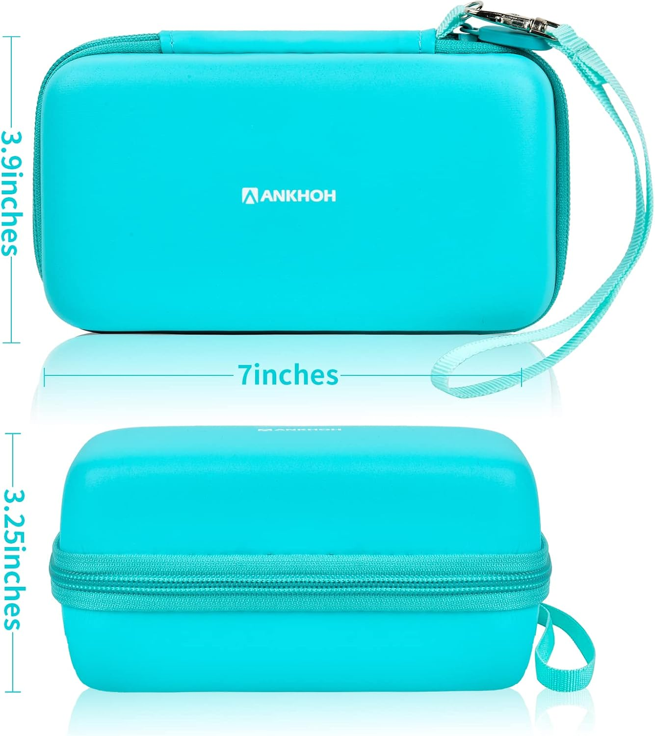 ANKHOH Case Compatible with 3Doodler Start+ Essentials (2023) for 3D Pen Set for Kids, Storage Organizer Holder for Printing Filament Refill and Micro-Usb Charger, All Green-Bag Only - Pink image number 2