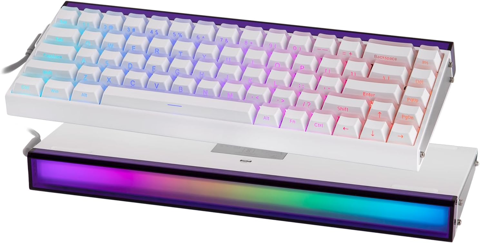 EPOMAKER Aula Hero68 HE Wired Magnetic Gaming Keyboard, 0.01Mm Adjustable Actuation, Rapid Hall Effect Switch, 8Khz Polling, 5-Layer Sound Dampening, RGB Box & Backlight (Pink)