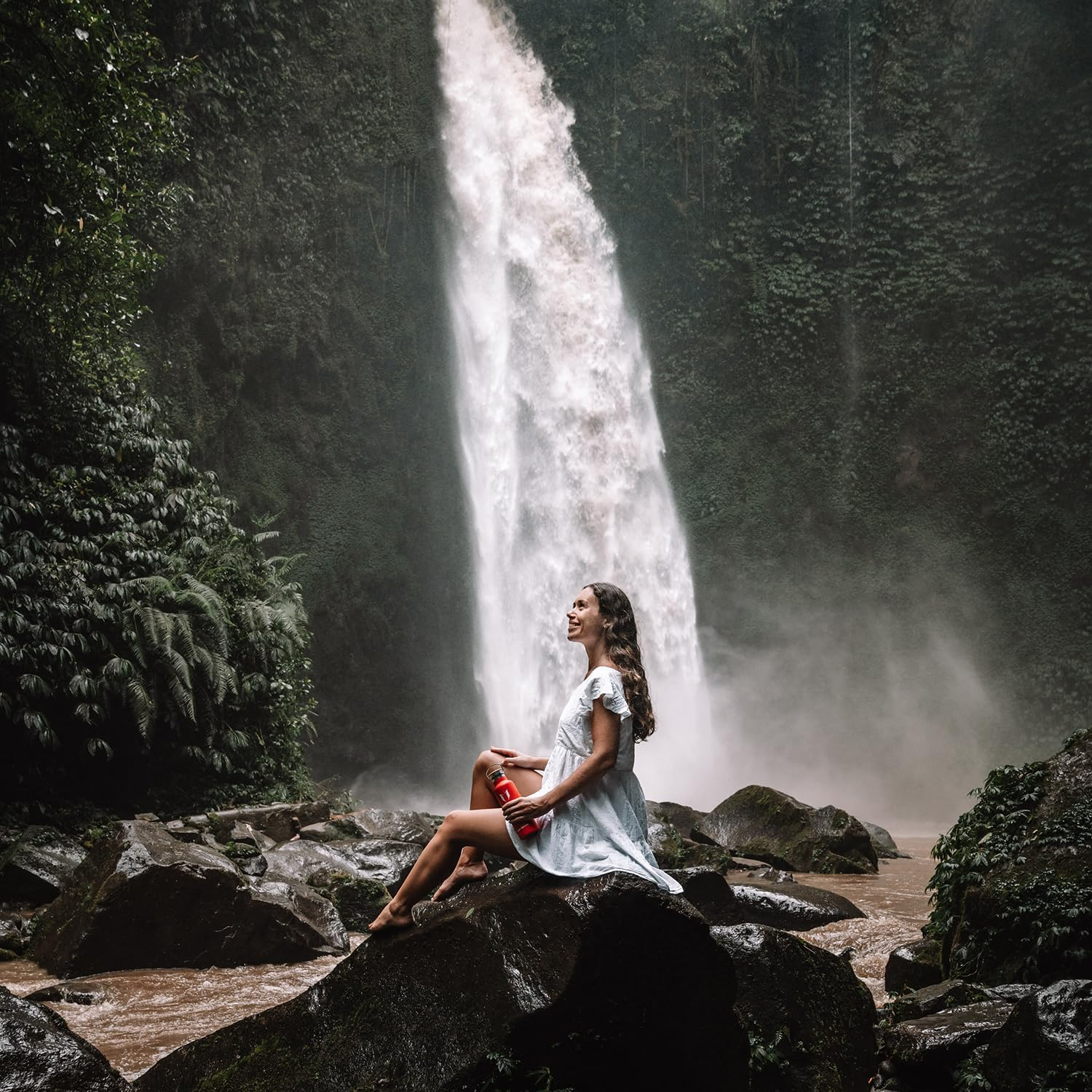 Super Sparrow Water Bottle Insulated - 500Ml - Standard Mouth Flask - BPA Free, Leak Proof Drink Bottle - Ergonomic Straw Water Bottles for Work, Gym, Travel, Sports, Outdoor - 2 Lids image number 4