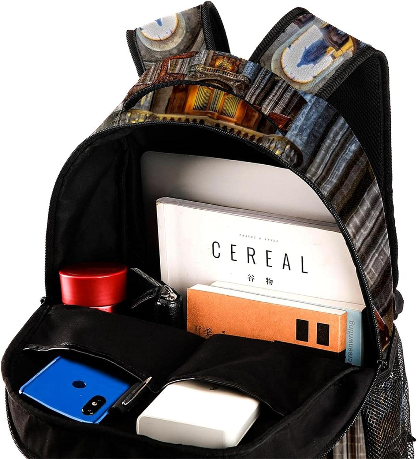 Cathedral Backpack Students Shoulder Bags Travel Bag College School Tote Backpacks image number 2