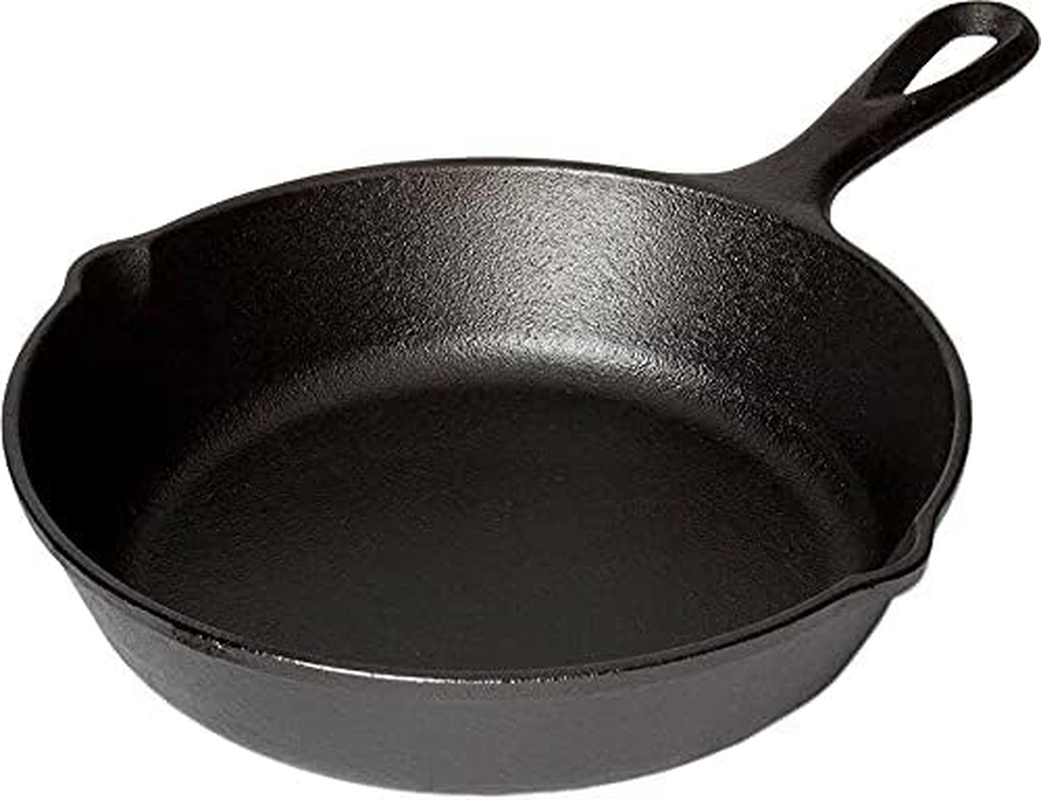 Boutique Retailer Cast Iron Maker Oven Safe Grill round Skillet Handle Frying Pan, 22 Cm image number 5