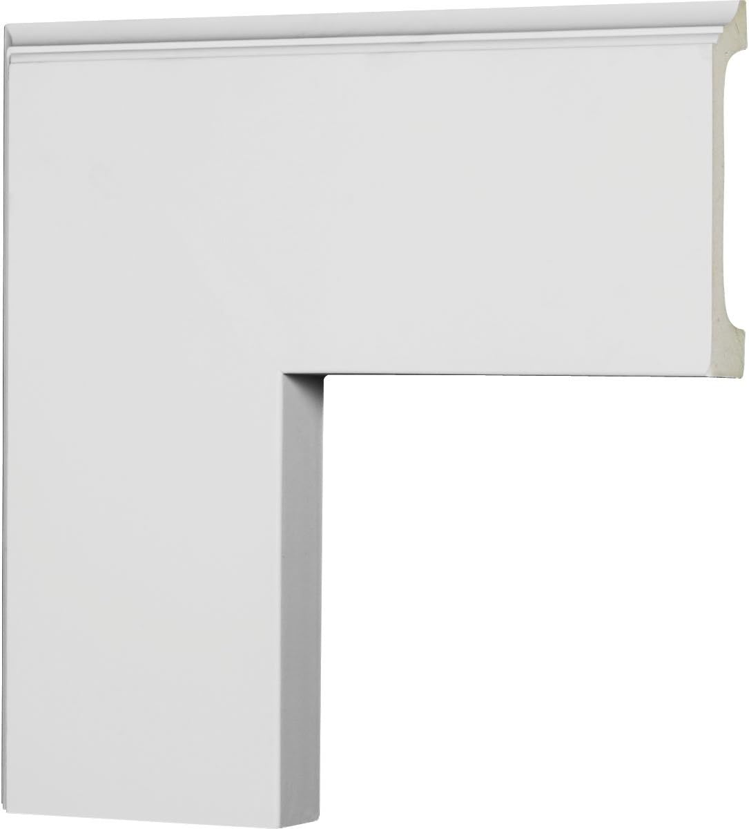 Ekena Millwork CC05POC02X14X14TR 14"W X 2"P X 14"L Perimeter outside Corner for 5 Inch Traditional Coffered Ceiling System, White image number 2