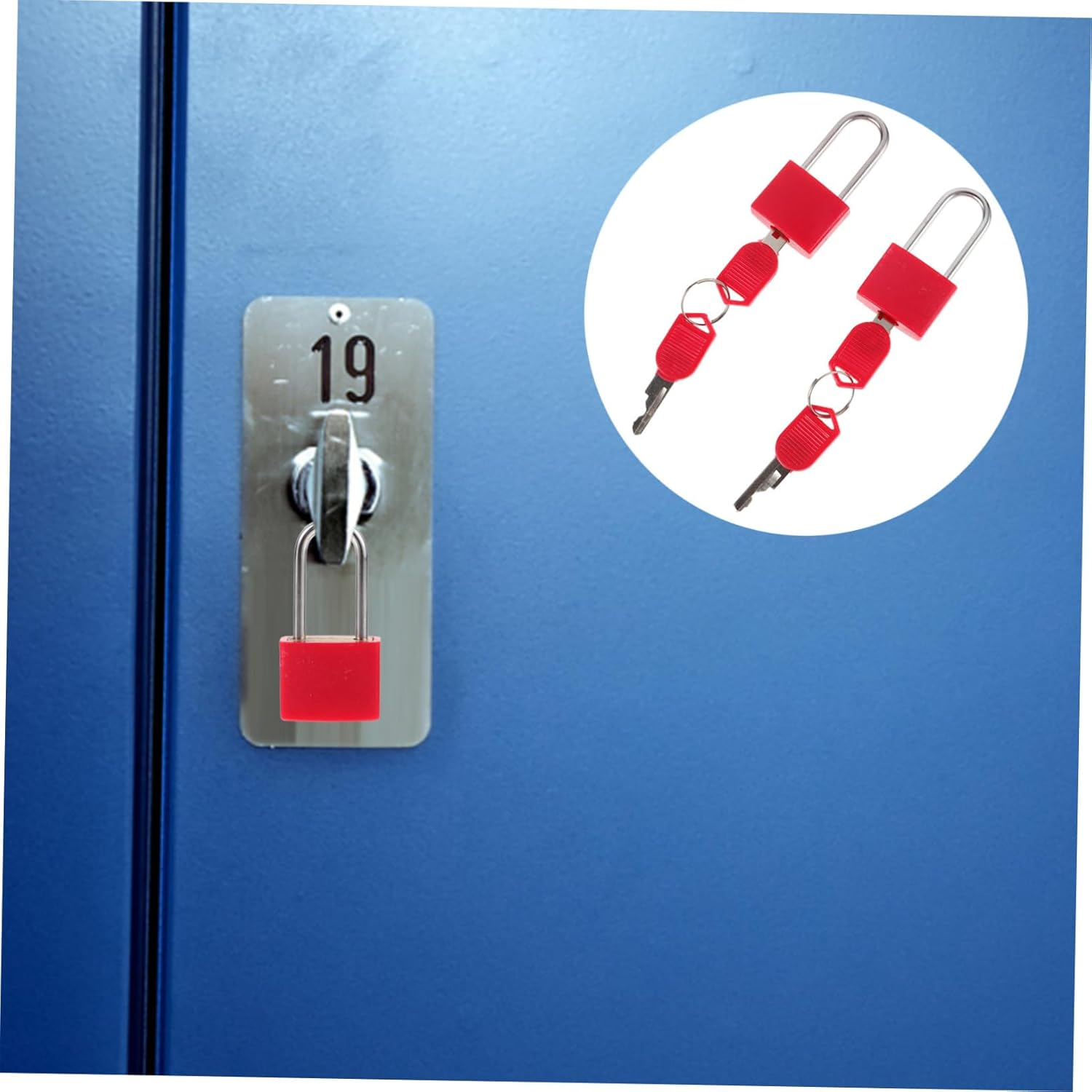 HOUDERCO 2Sets Replacement Padlock Keys for Luggage Bag Handbag Jewelry Box Diary Safe Locks image number 3