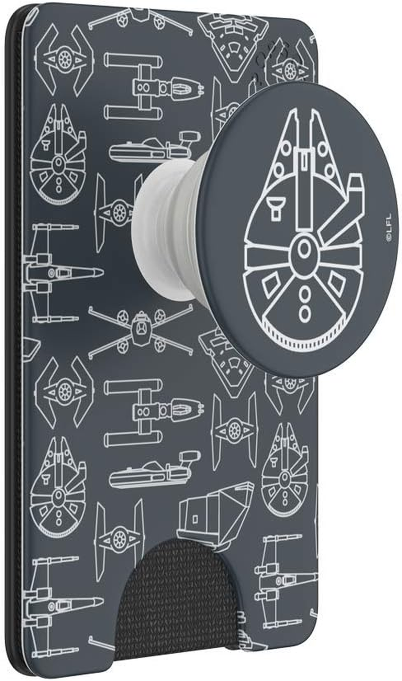 Popsockets Popwallet+ with Integrated Swappable Poptop for Smartphones and Tablets - Millenium Falcon image number 5