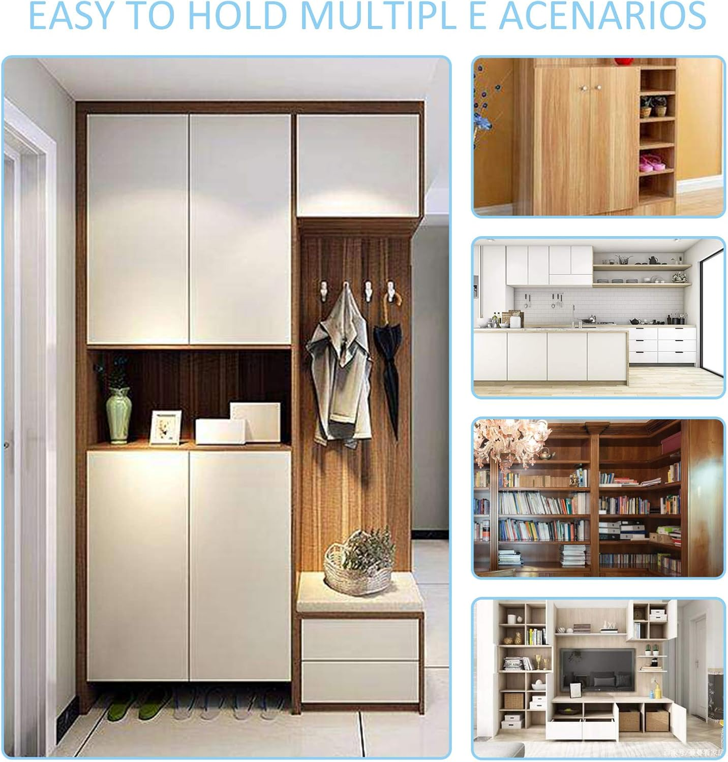 Bearing Ball Door Hinge, Quiet Bearing Hinge for Door, Room Door, Bathroom Door, Piano, Kitchen Cabinet, Case, Window and Other Hinge Scenes, Door Hinges, Hinges Outdoor (3-Inch 10 Pieces) image number 6