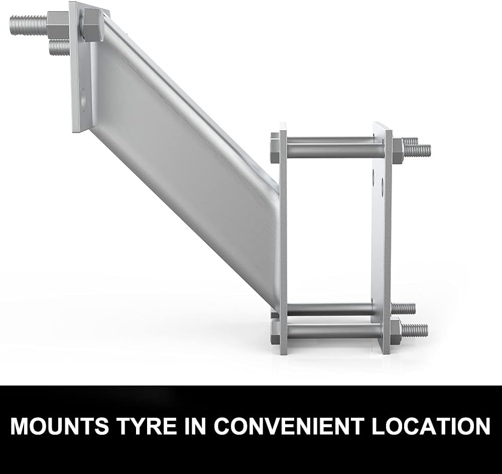 Mobi Spare Wheel Carrier Bracket Tyre Holder Trailer Caravan Boat & Pad Lock image number 2