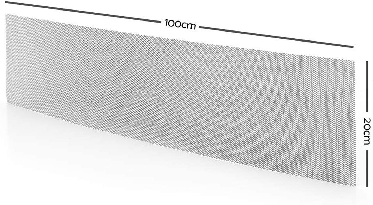 Gardeon 30X Gutter Guard Aluminium Leaf Mesh 100X20Cm DIY Garden 30M Silver