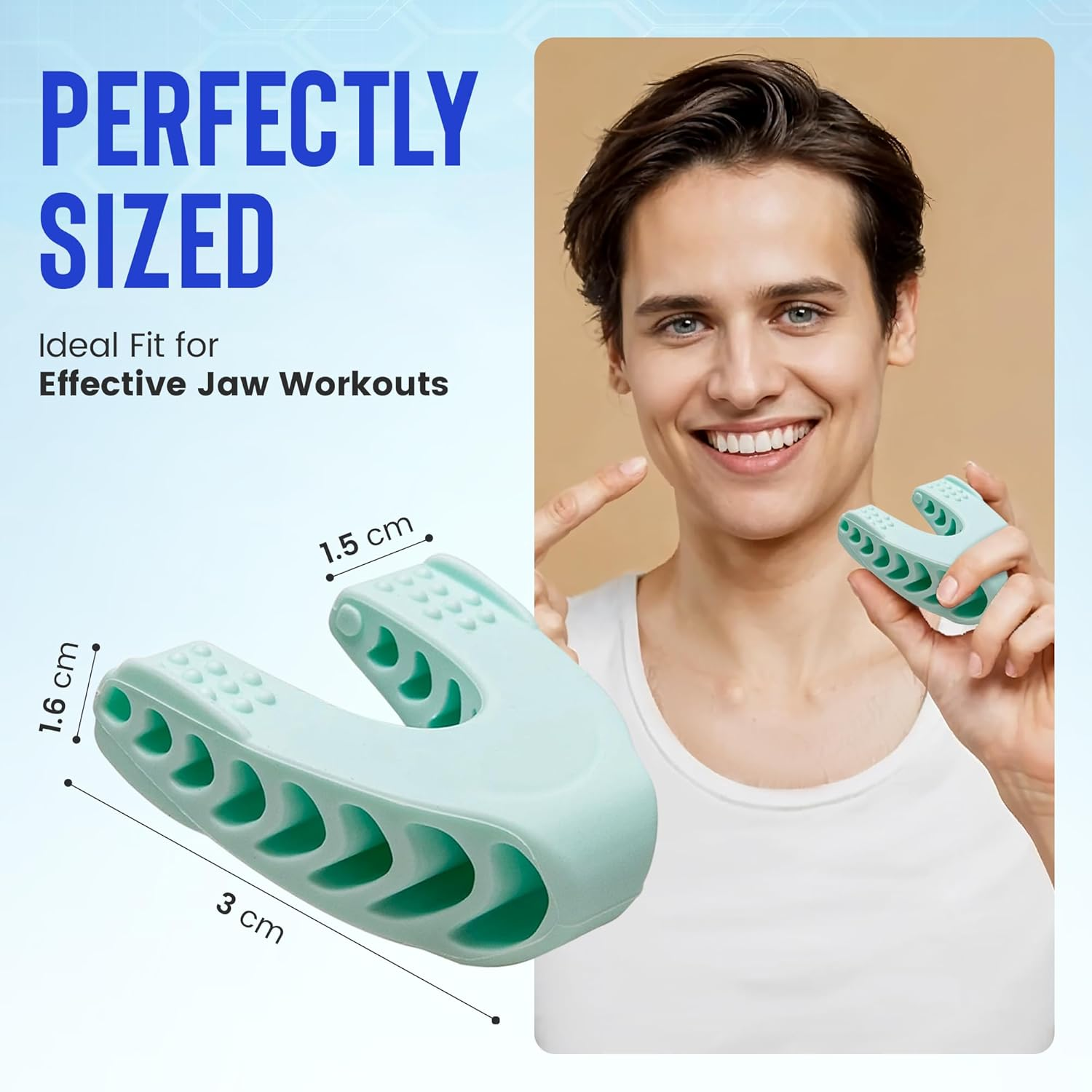 Jaw Exerciser- Achilles Fitness - Black image number 3