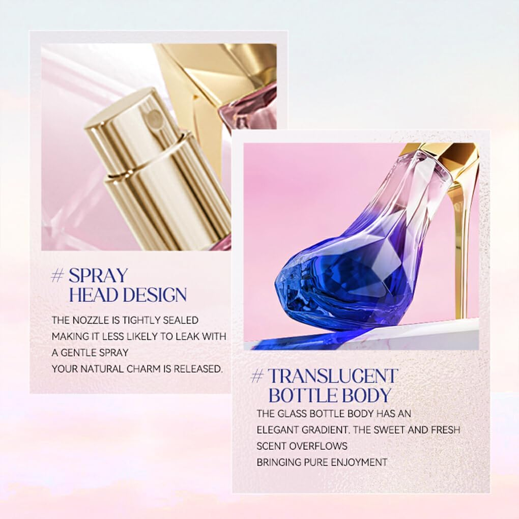 WUISOLQP Noble High Heel Styling Perfume Charming and Luxurious Fragrance for Elegance Classic Feminine Fragrance Experience image number 2