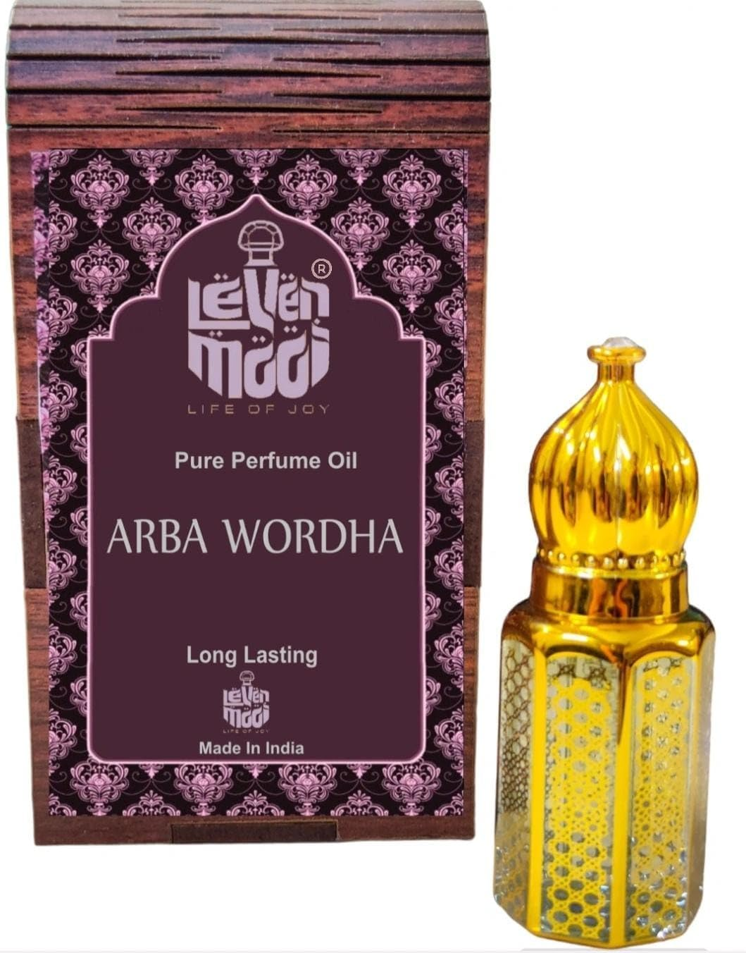 LEVENMOOI ARBA WORDHA Wooden Attar for Suitable for Daily Uses,Occasions & Parties Long Lasting Fragrance Roll on Perfume Oil Leak Proof Available in Travel Size for Unisex 6ML image number 2