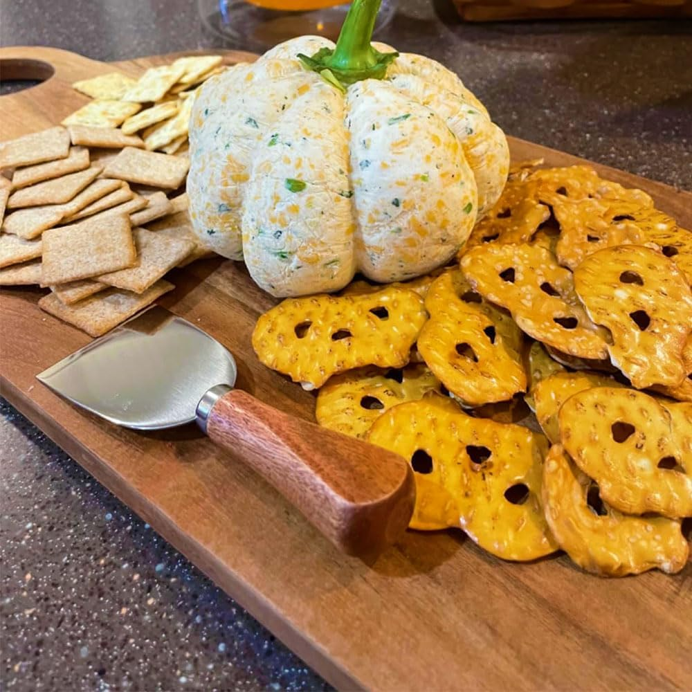 Charcuterie Board Accessories Set - Stainless Steel Spreader Knives with Wooden Handles, Mini Serving Tongs, Spoons & Forks for Parties, Weddings & Holidays (6Pc Knives + 15Pc Tools) image number 4