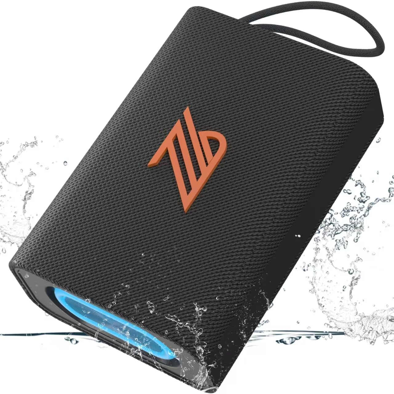 Bluetooth Speaker TWS Small Speakers Clear Loud Stereo Sound Portable Media Players Wireless Speaker with Lights IPX5 Waterproof Speakers Long Playtime for Home Party Outdoor Beach Electronic Gadgets