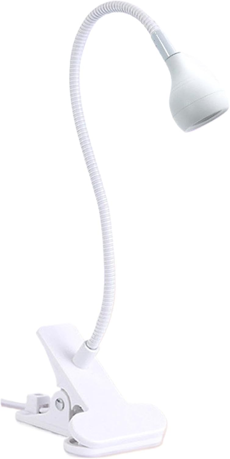 Rissunkv Gooseneck Nail Lamp | Gooseneck LED Nail Light for Gel Nails, Clamp on Nail Lamp,Small USB UV Lamp, Manicure Dryer, Home Salon Nail Accessories for Women Girls