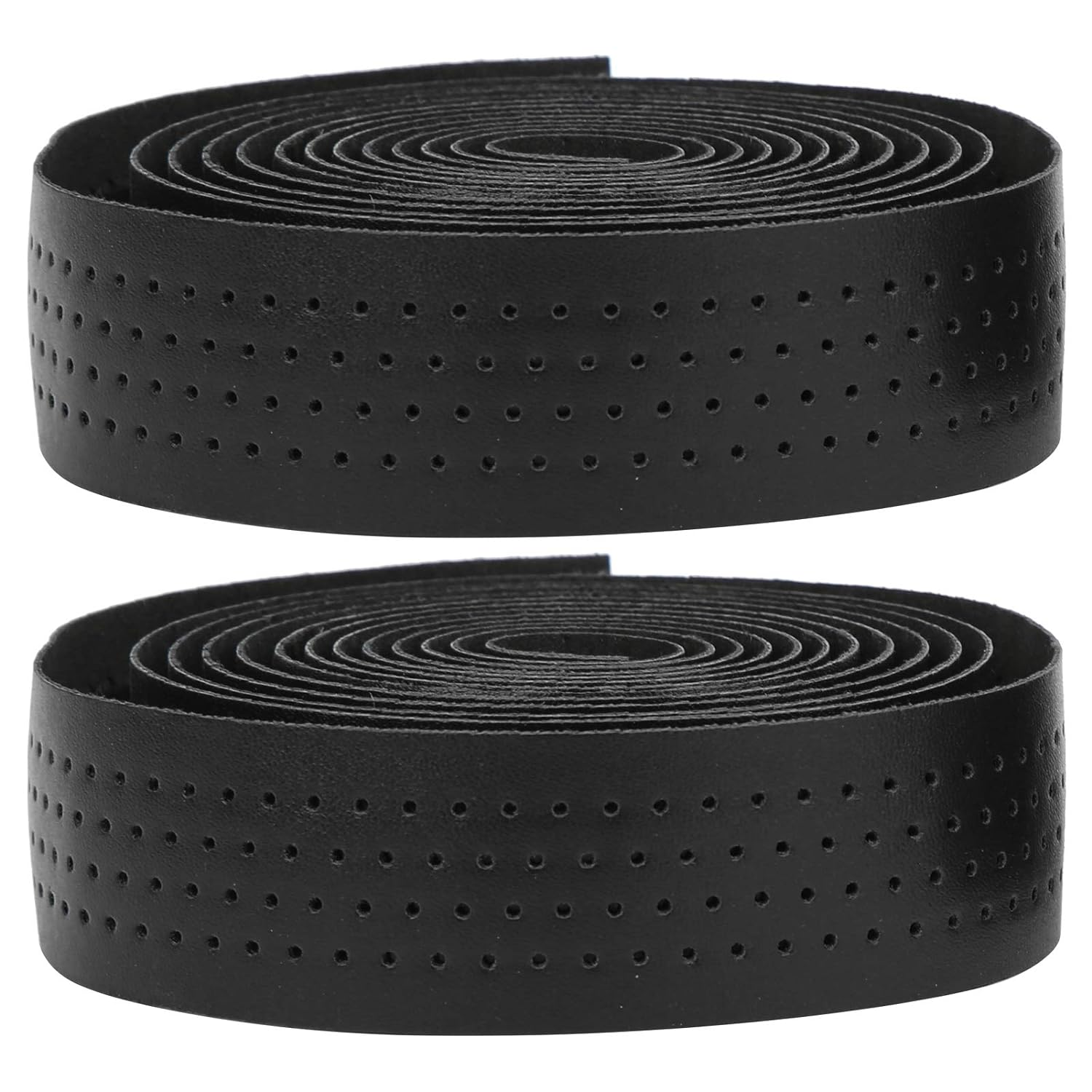 Bike Handlebar Tapes, 2Pcs PU Leather EVA Bicycle Bar Tape with Adhesive Backs, Durable Antislip Soft Cycling Handle Wraps, Enhance Your Bike Grip for Road Bikes and Racing(1#) image number 4