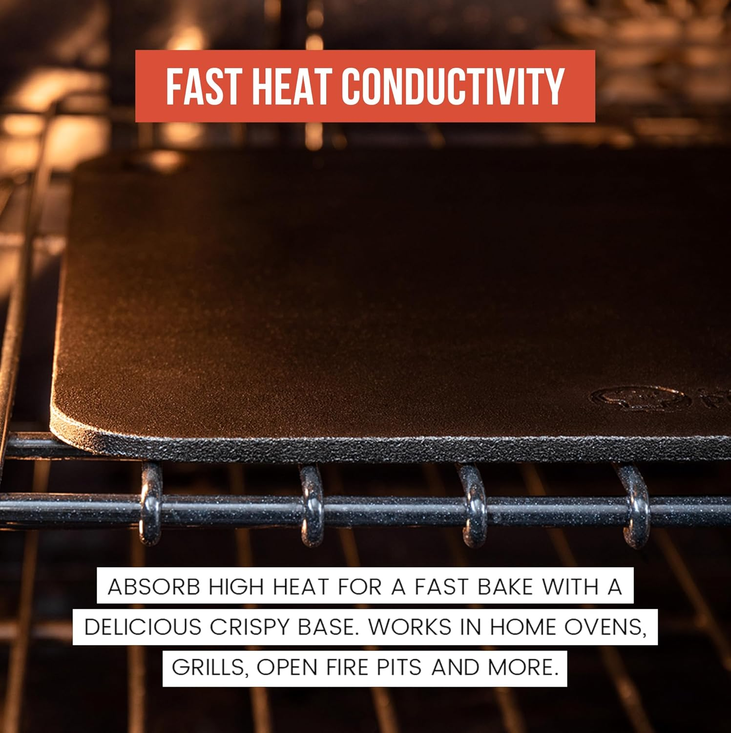 Chef Pomodoro Pizza Steel for Oven, 16 X 13.5 X 0.25 Thick, Baking Steel for Oven, Baking Steel Pizza Stone for Grill and Oven, Original Baking Steel, Artisan Steel image number 6