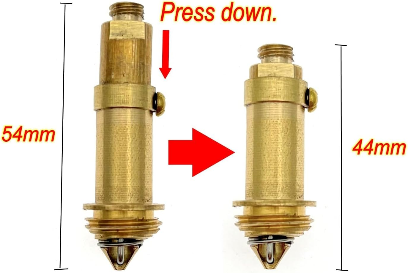 Pop up Bath Plug - Universal 66Mm Push Stopper with 28Mm Bouncing Core Metal Sink Plug for Bathroom Kitchen Sewers image number 5