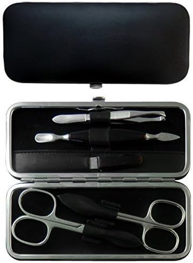 Tenartis 326 5-Piece Manicure Case Genuine Leather Bordeaux Nappa