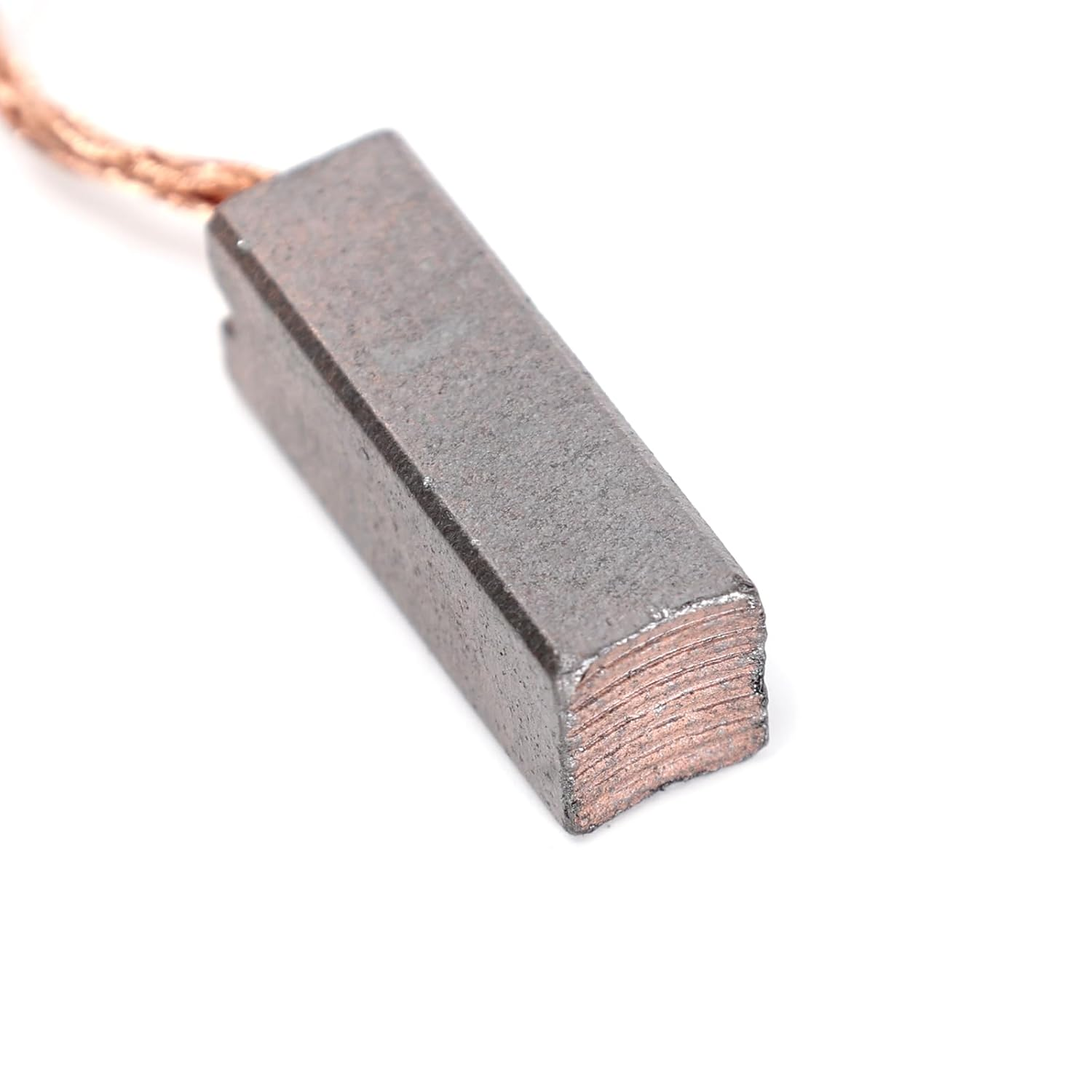 Ruimou 2Pcs Electric Motor Carbon Brushes (21.6 * 8 * 6.8Mm) Wire Length 35Mm for Fan Heater Blower Motor and Various Automotive Applications image number 3