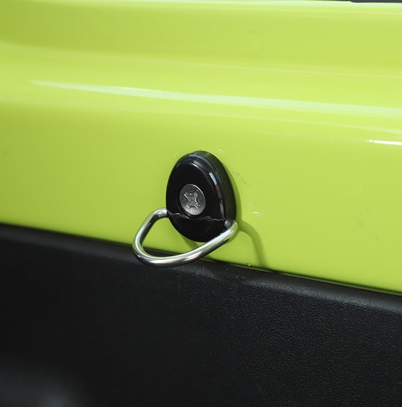 12Pieces Metal Tie-Down Anchors D-Ring Buckle Fit for Jimny Trunk Accessories JB64 JB74W 2019 2020 2021 2022 2023 2024 2025 Trunk Cargo,Car Interior Accessories with Screws