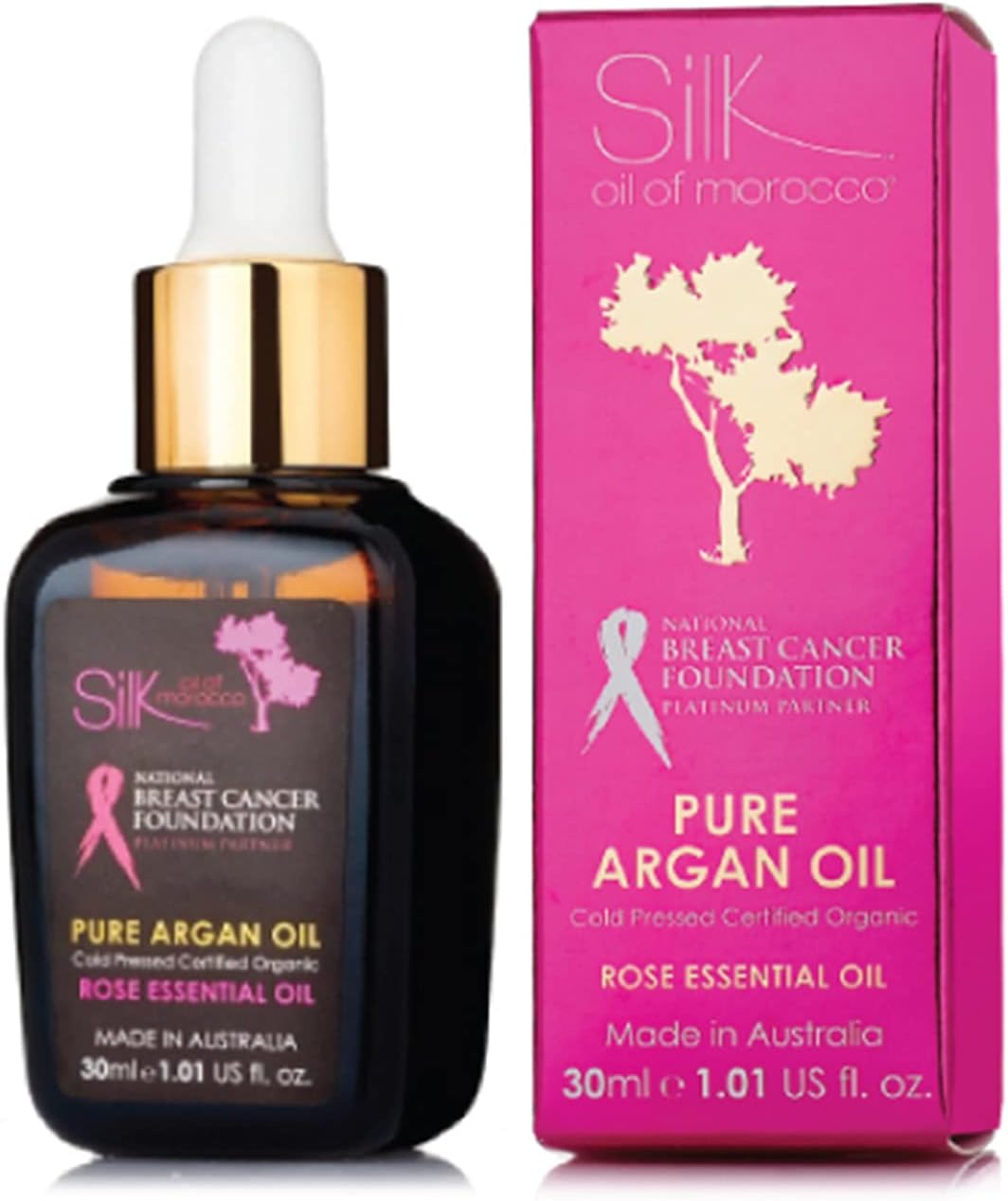 Silk Oil of Morocco Pure Vegan Argan Oil with Rose Essential Oil 30 Ml image number 2
