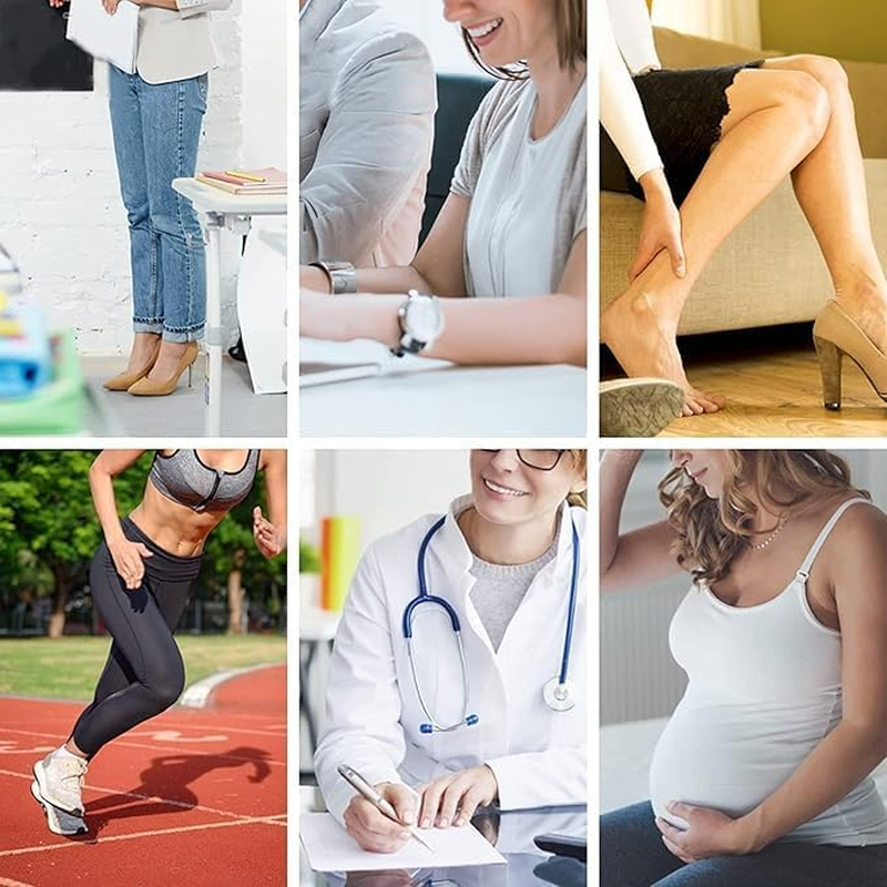 Toeless plus Size Compression Socks Wide Calf Unisex Open Toe Soft Comfy Support Recovery Knee High Socks image number 1