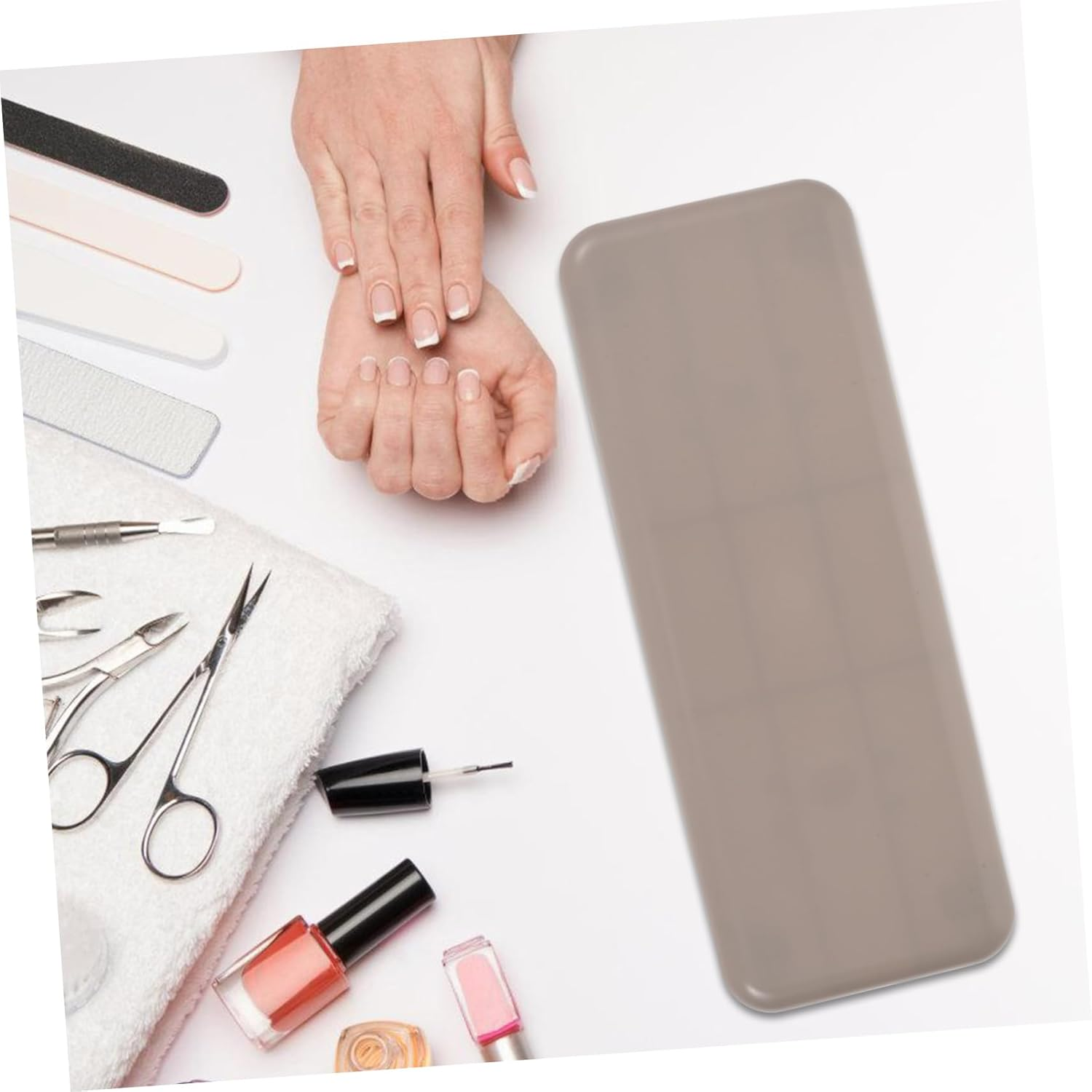 Minkissy Manicure Hand Pillow Nail Art Arm Rest Comfortable Wrist Support Brown image number 2