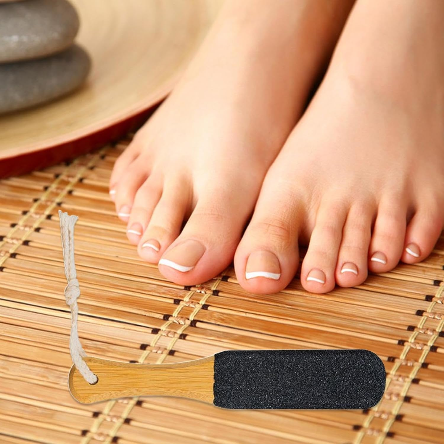 Qkbuza Foot File | Foot Buffer | Double Sided Rasp Callus Remover for Men Women Athletes Seniors Daily Routine Travel Spa Post-Workout Recovery image number 2