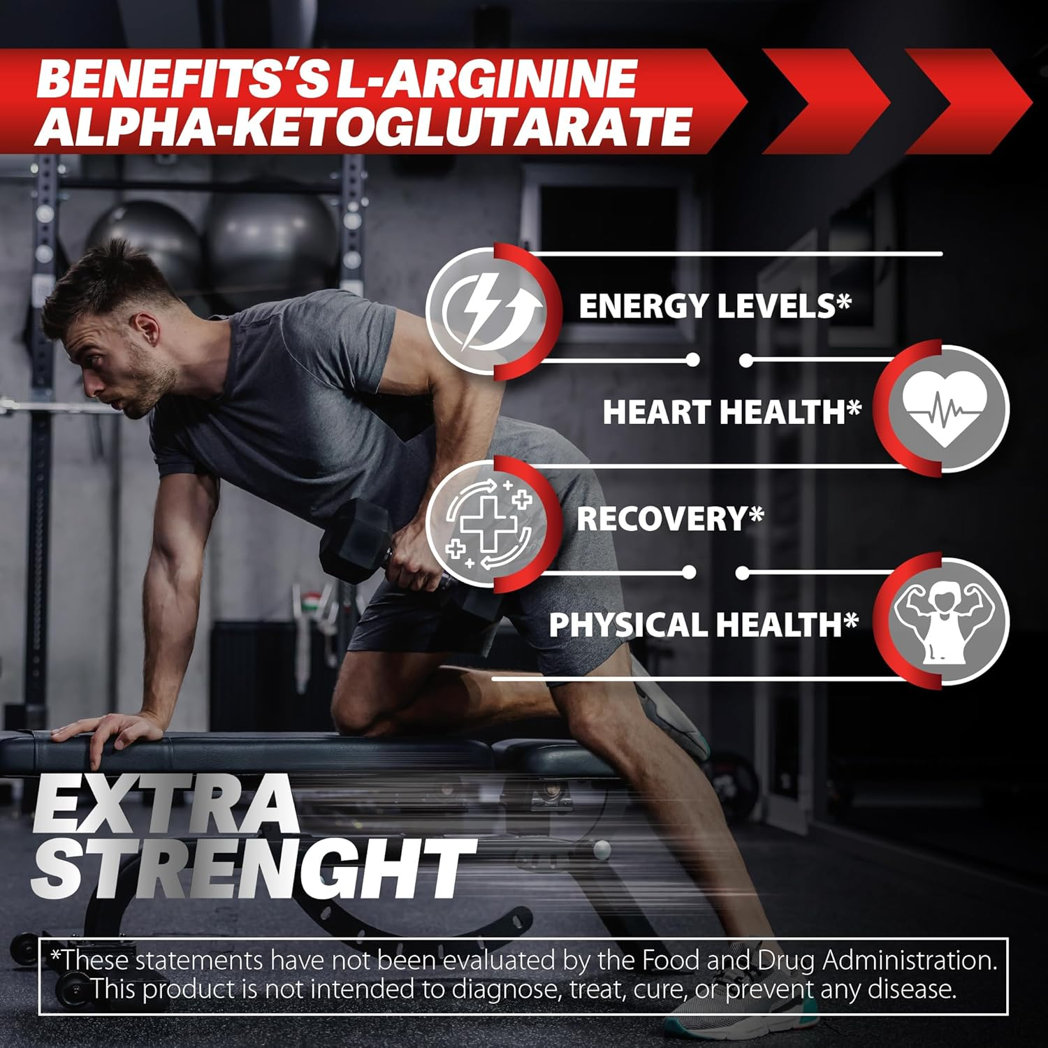 Nitric Oxide 4In1 Supplement with L-Arginine & L-Citrulline &ndash; Supports Energy, Performance & Heart Health &ndash; 60 Capsules &ndash; 30 Days Supply image number 5