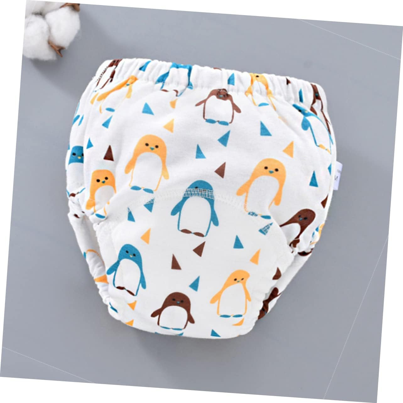 4Pcs Cotton Training Pants for Toddlers Breathable Diapers Nappy Pants Potty Learning for Boy Girl Washable image number 5