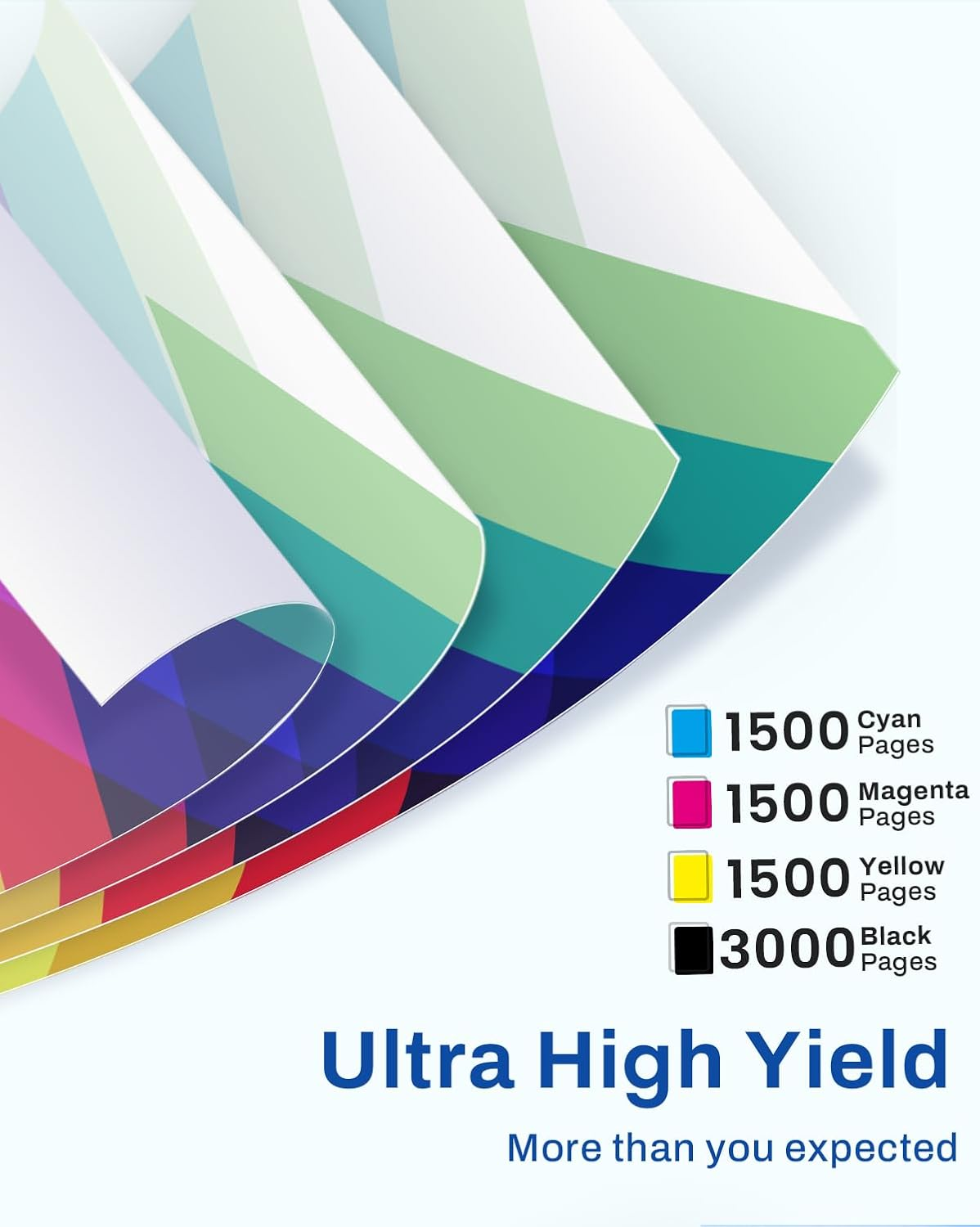 LC432XL Ink Cartridges Compatible for LC432 LC-432 LC432XL Ink Cartridges LC-432XL LC432 XL for MFC-J5340DW MFC-J5740DW MFC-J6540DW MFC-J6740DW MFC-J6940DW Printer (4 Pack) image number 4